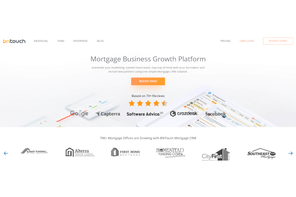 bntouch mortgage crm 