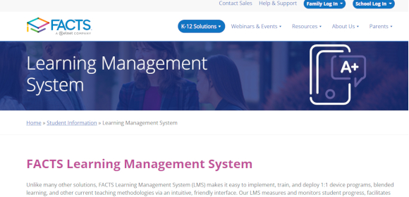 LMS for Schools Software image