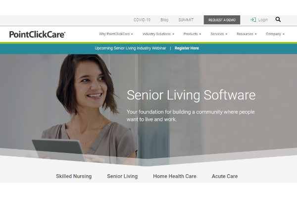 pointclickcare senior living platform