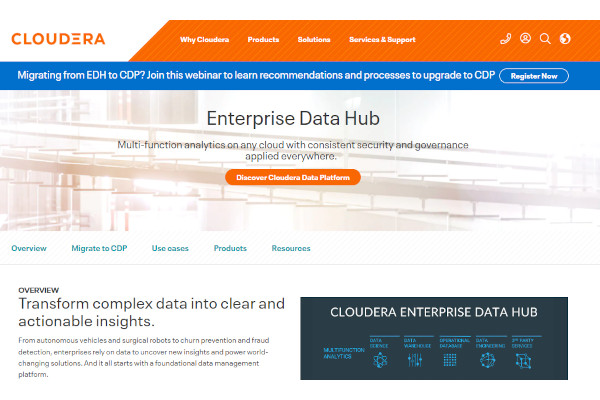 cloudera enterprise data hub