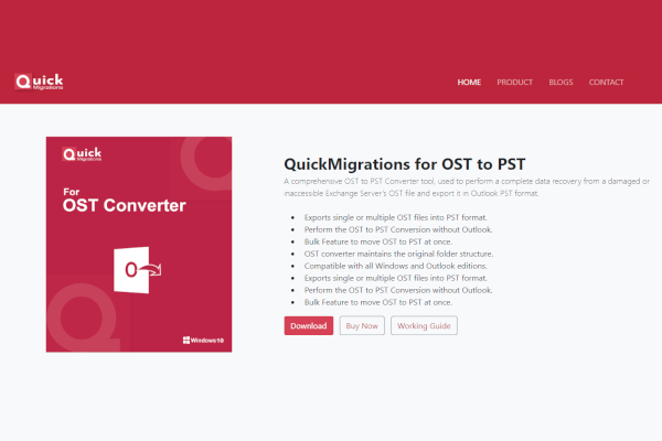 quickmigrations for ost to pst